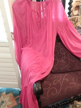 H&M Hot Pink Maxi Dress
